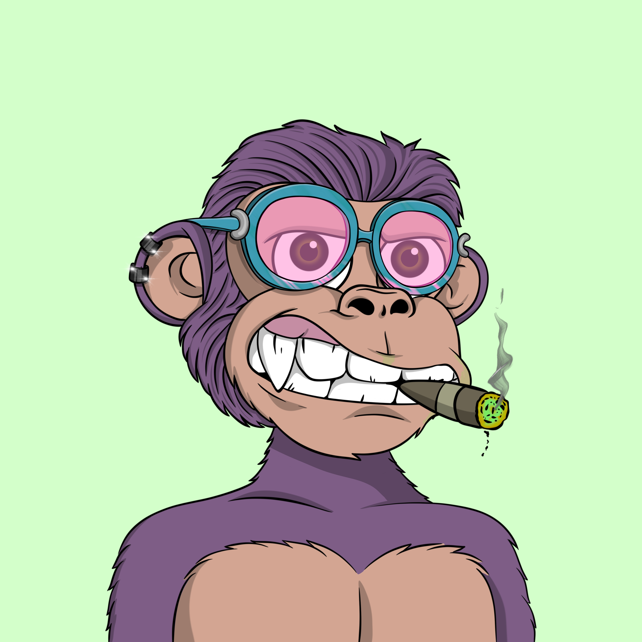 ChimpX SuperChimps #1960 NFT artwork