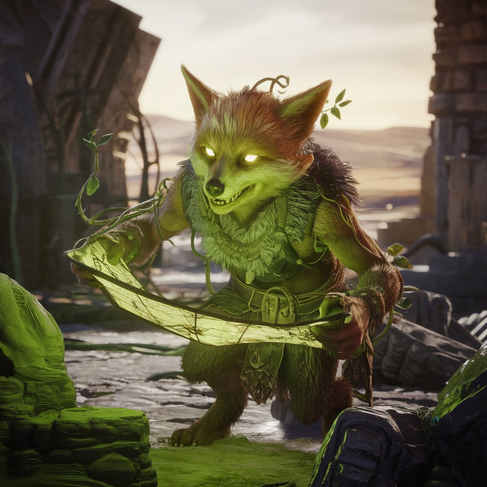 FoxGoblin 644 NFT artwork