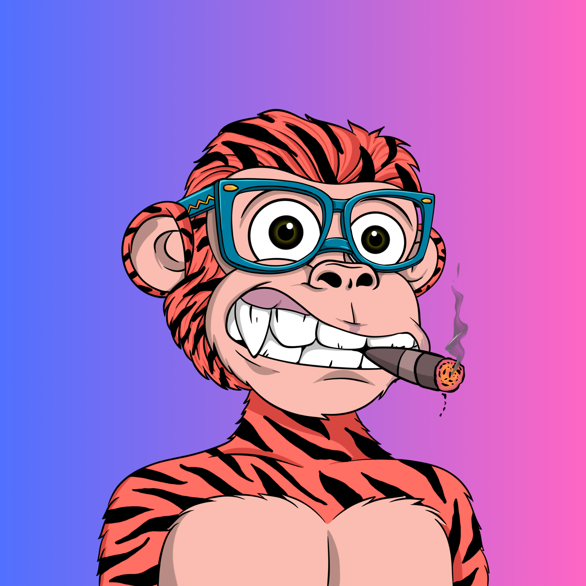 ChimpX SuperChimps #1812 NFT artwork