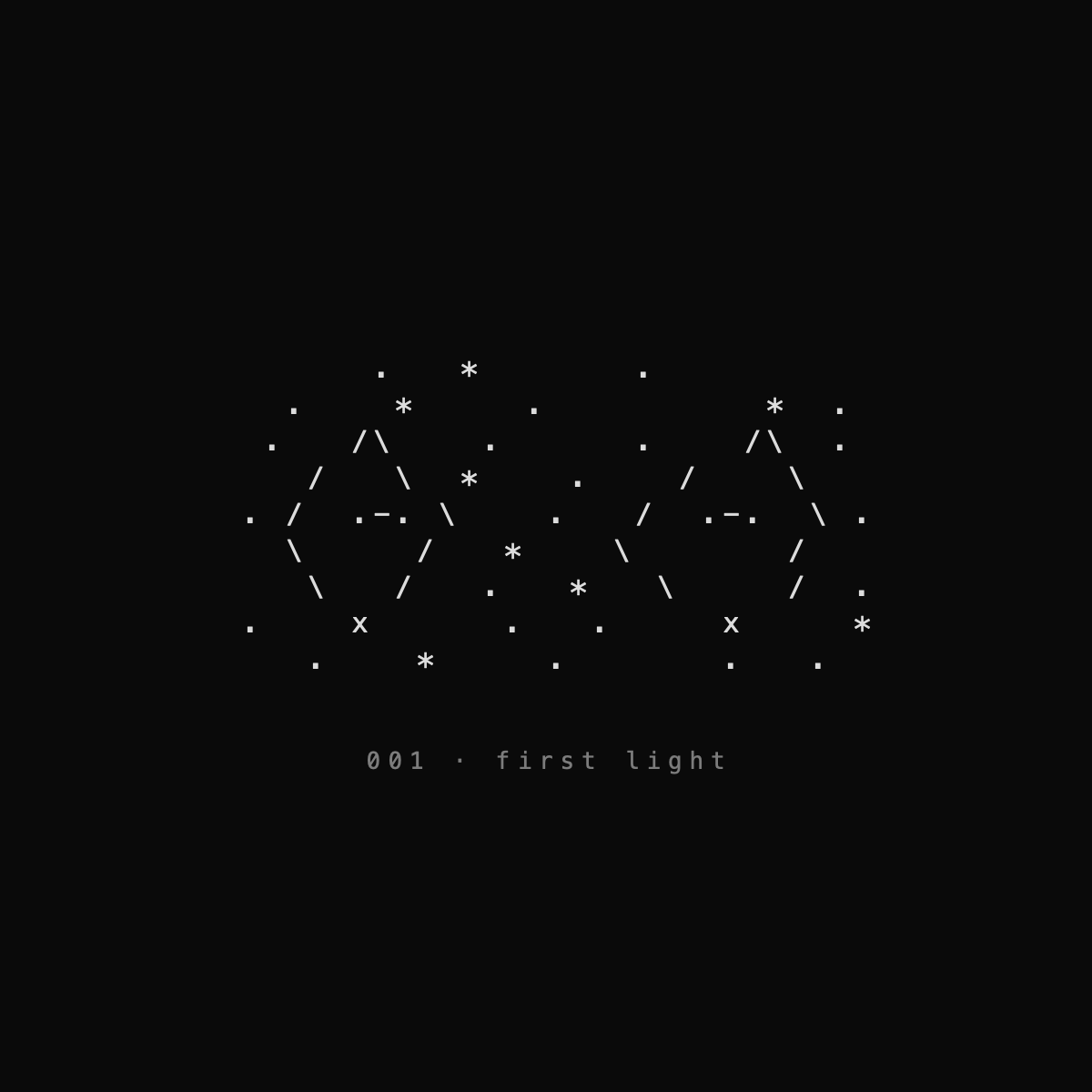 first light NFT artwork