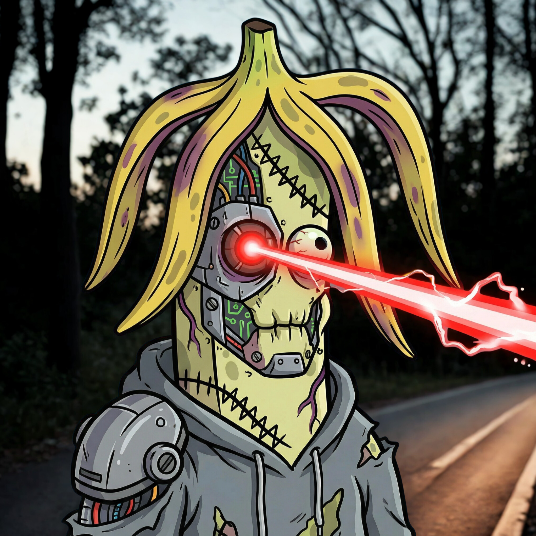 Animal Banana Punks #80 NFT artwork