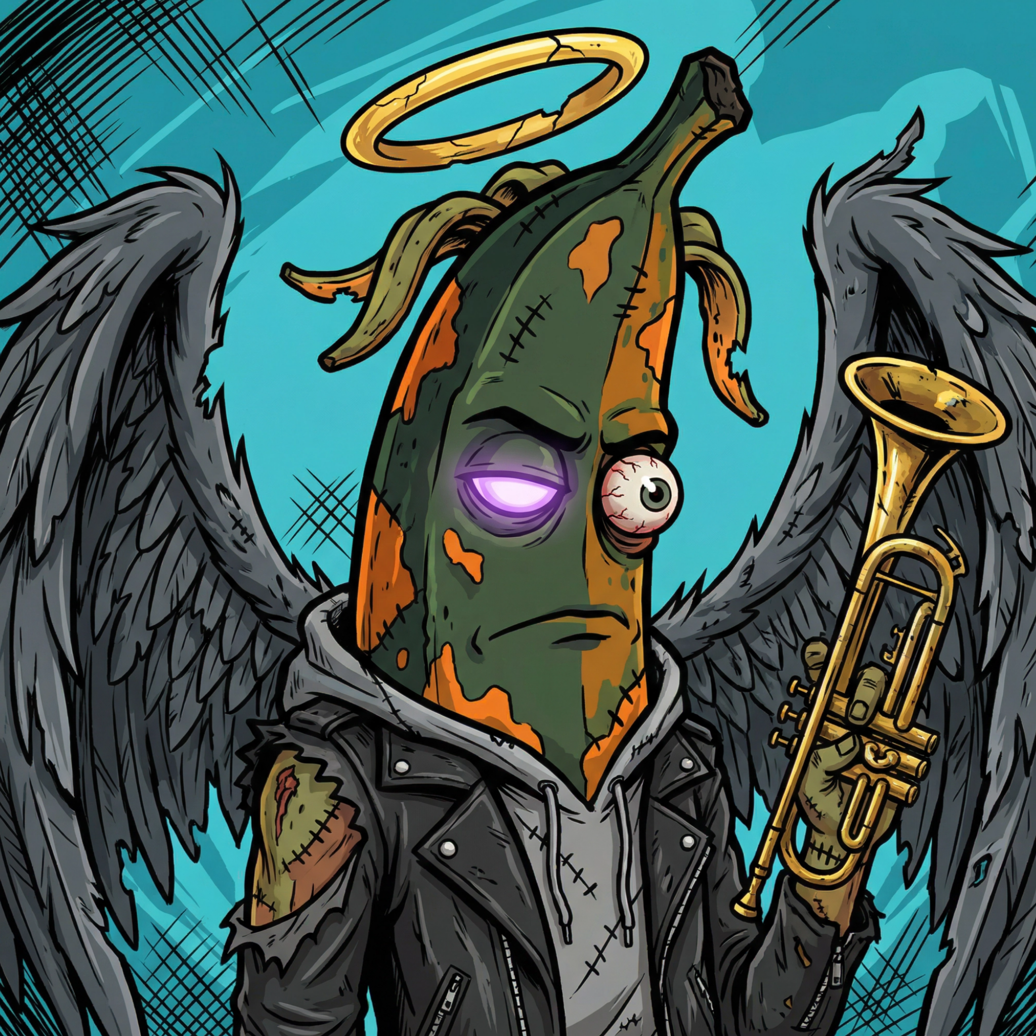 Animal Banana Punks #58 NFT artwork
