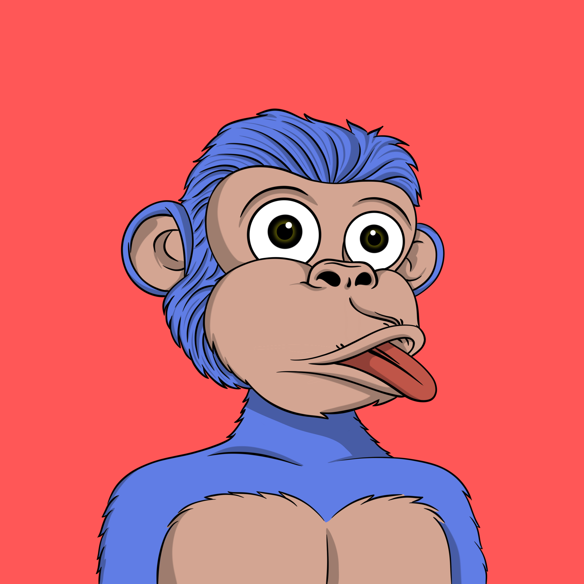 ChimpX SuperChimps #638 NFT artwork