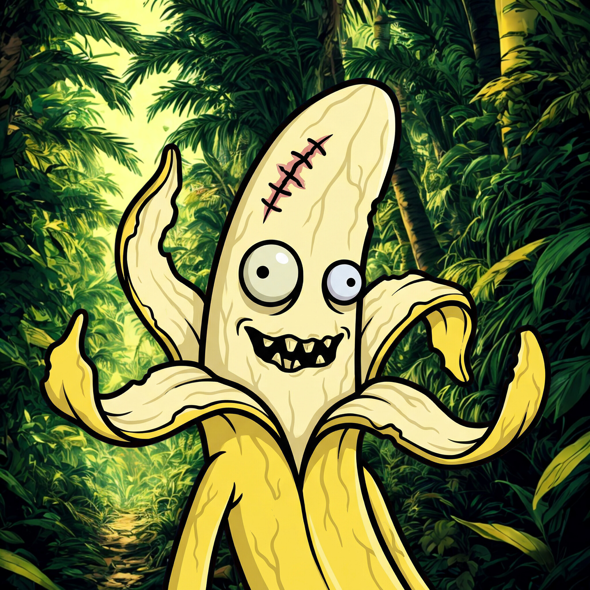 Animal Banana Punks #1 NFT artwork