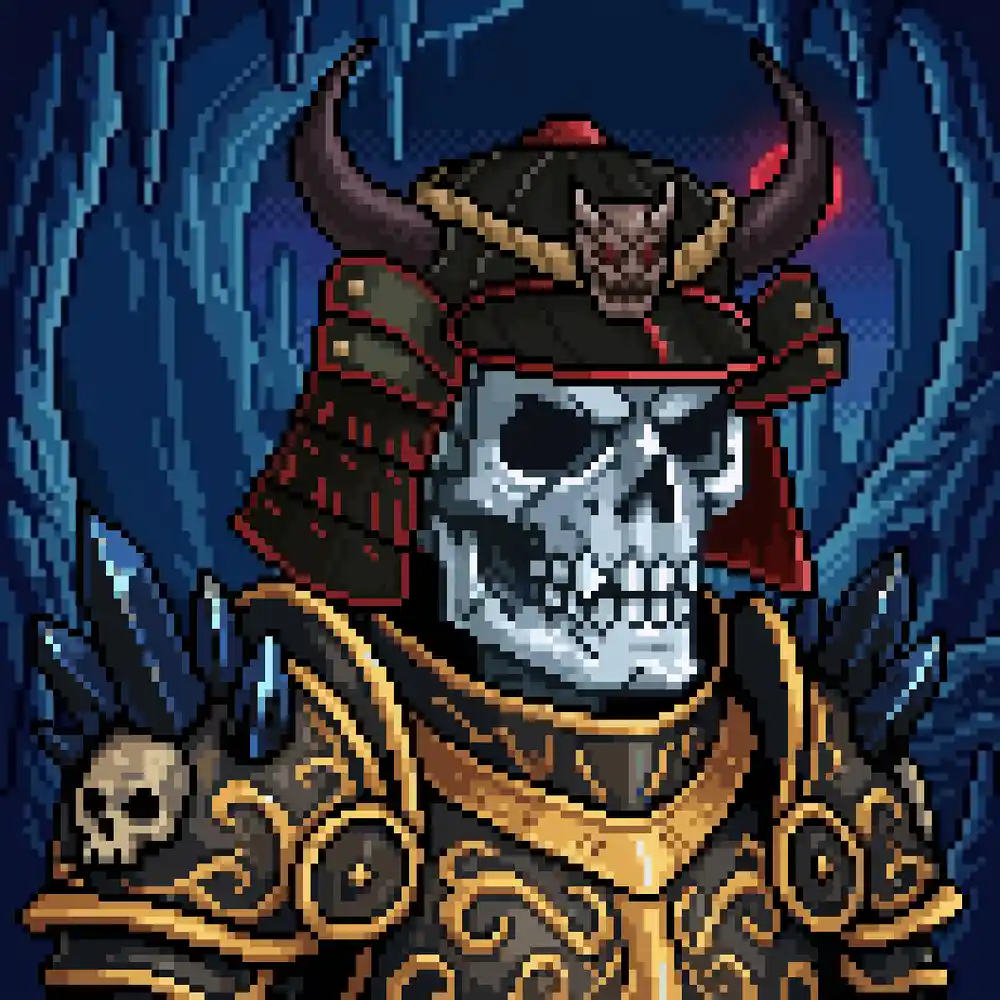 Skeleton #857 NFT artwork
