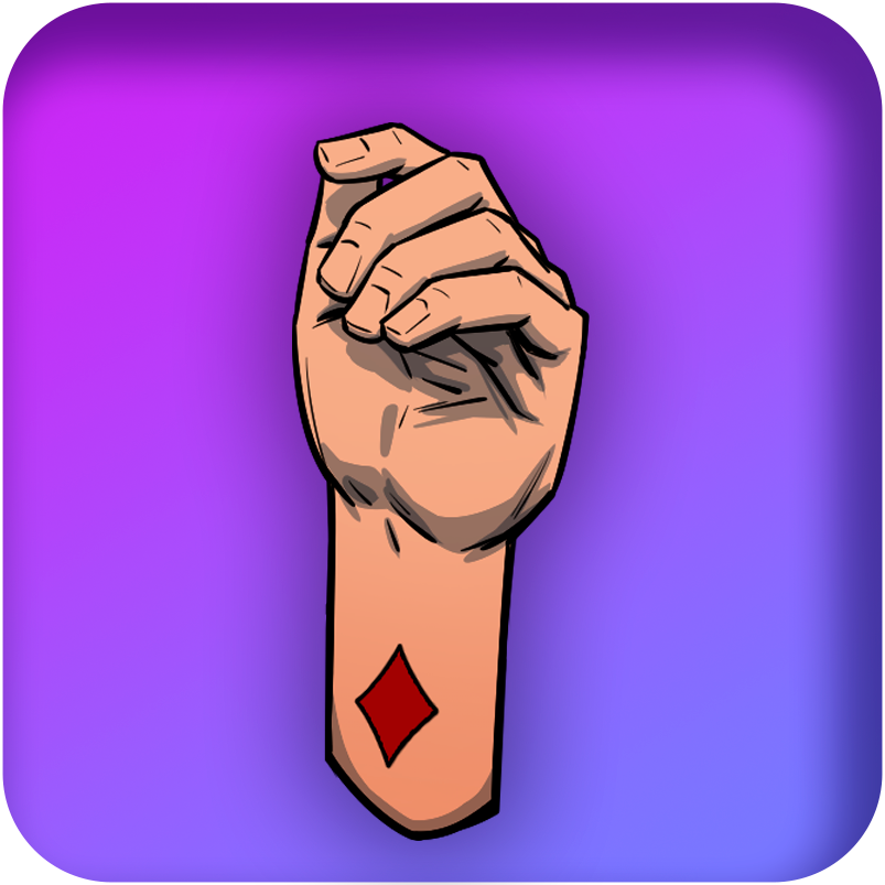 Diamond Tattoo No Glove Hand NFT artwork