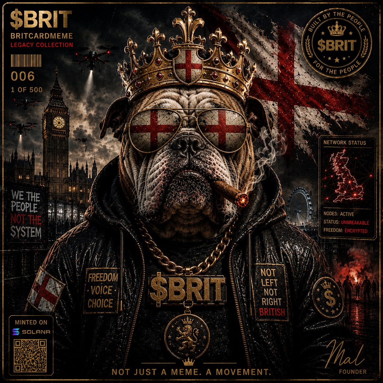 BritCard #6 NFT artwork