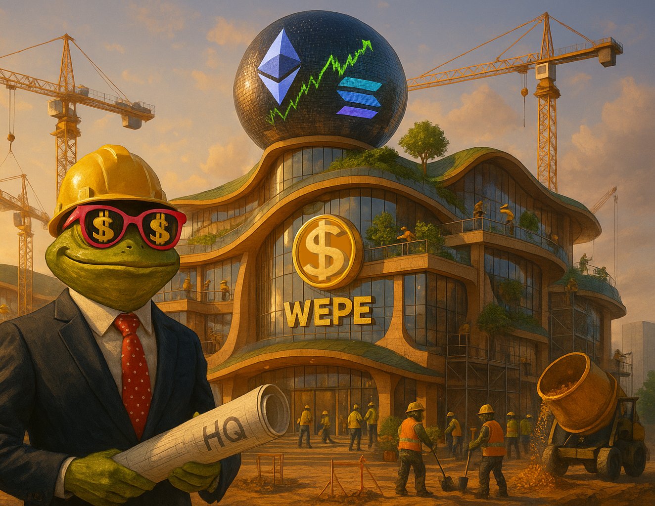 The WEPE HQ NFT artwork