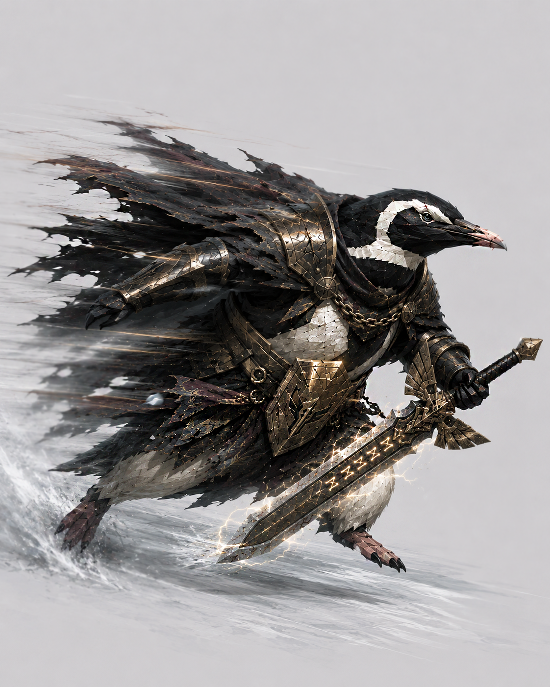 Frostblade Vanguard NFT artwork