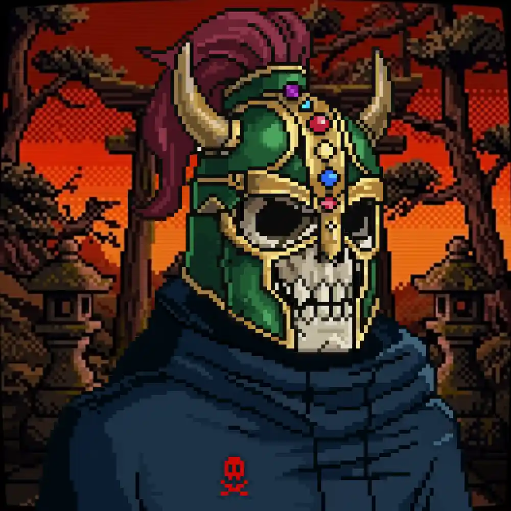 Skeleton #770 NFT artwork