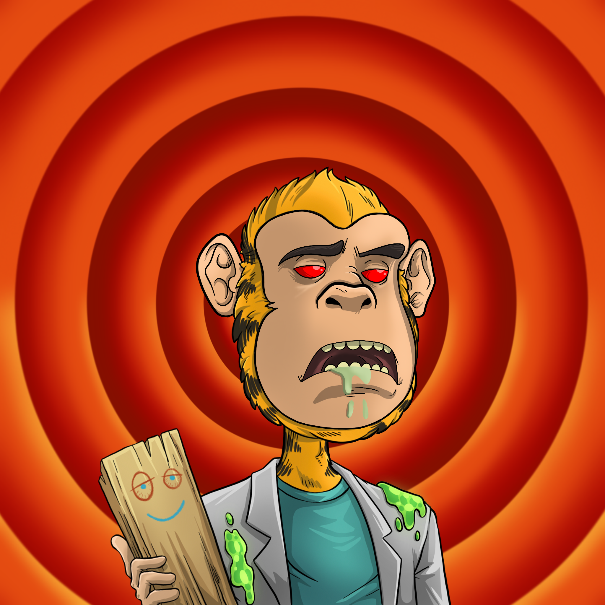 Time Traveling Chimp #1443 NFT artwork