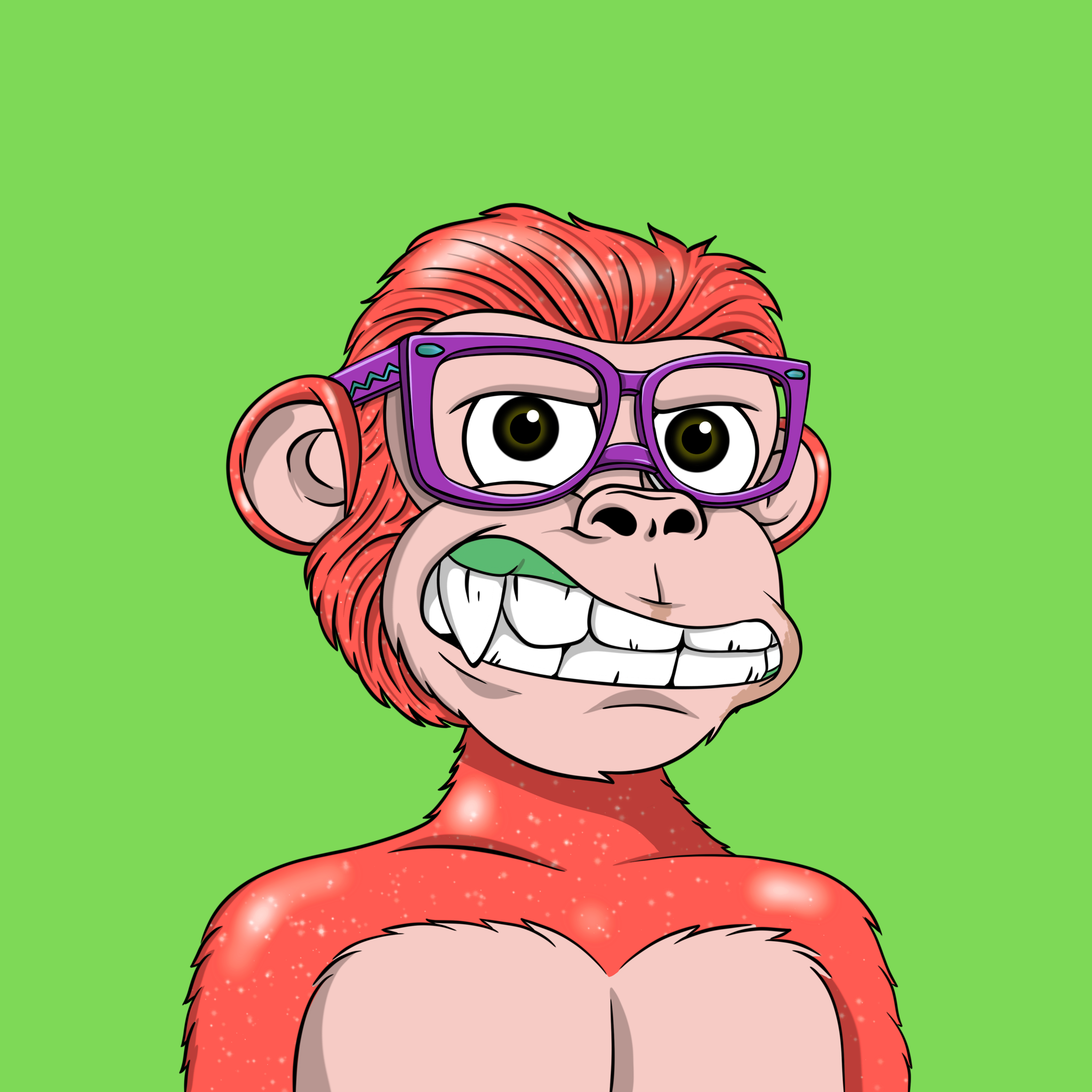 ChimpX SuperChimps #492 NFT artwork