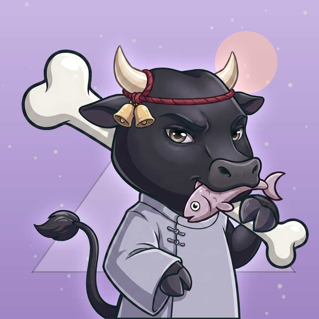 Black Bull #998 NFT artwork