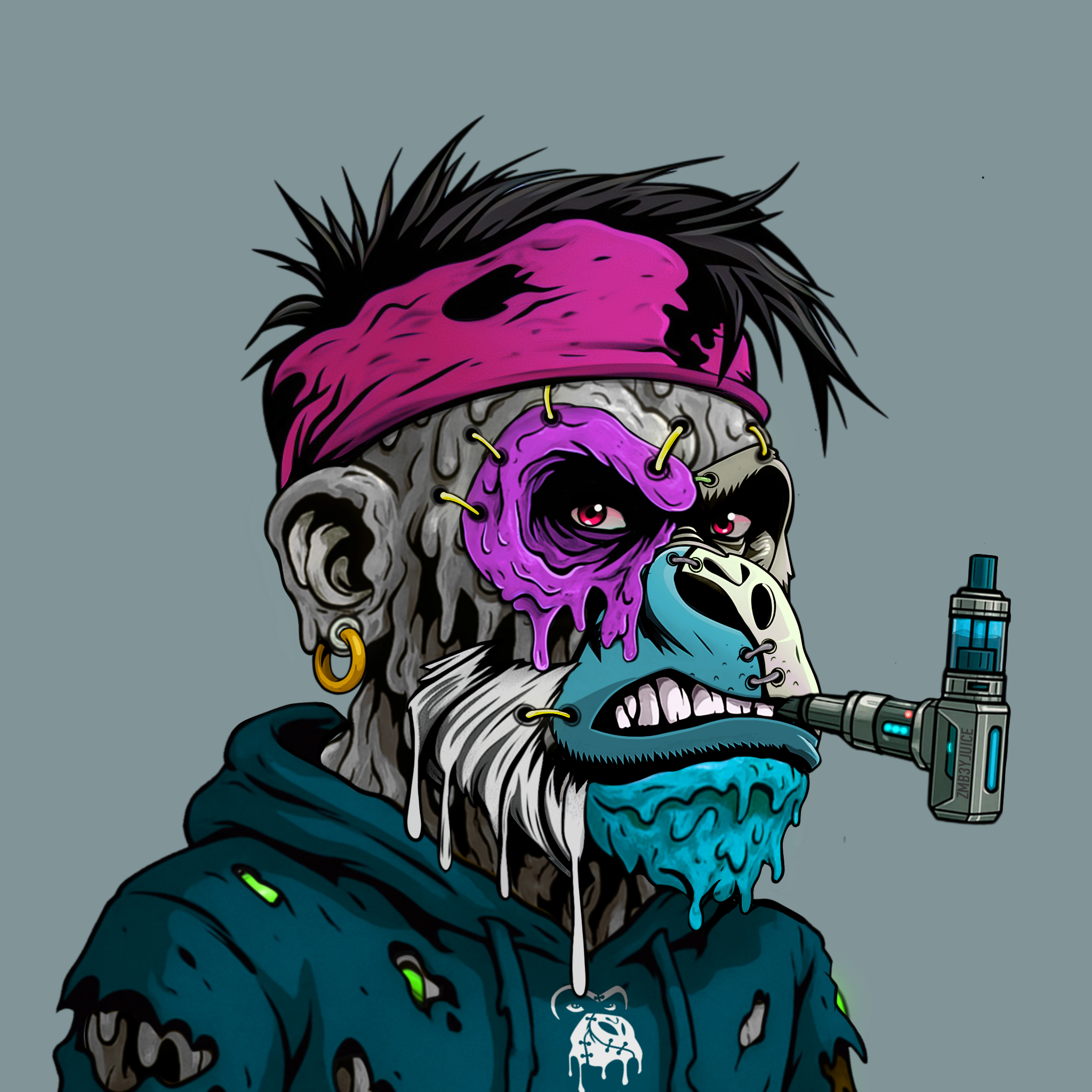ZMB3YS #1453 NFT artwork