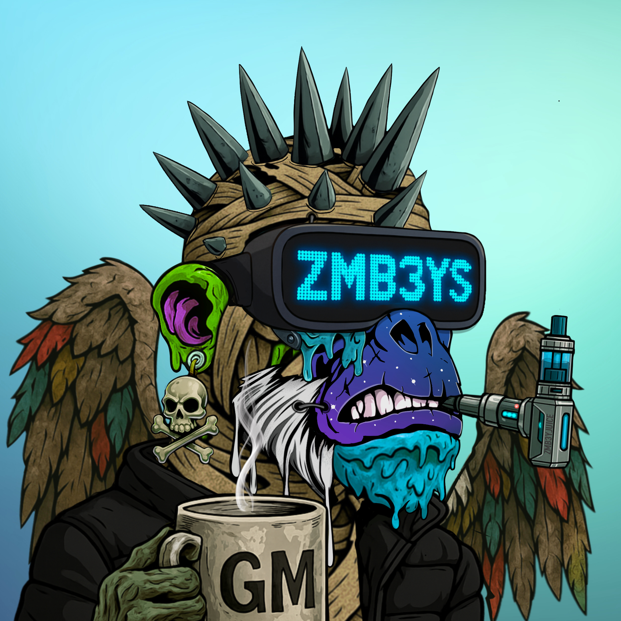 ZMB3YS #2075 NFT artwork