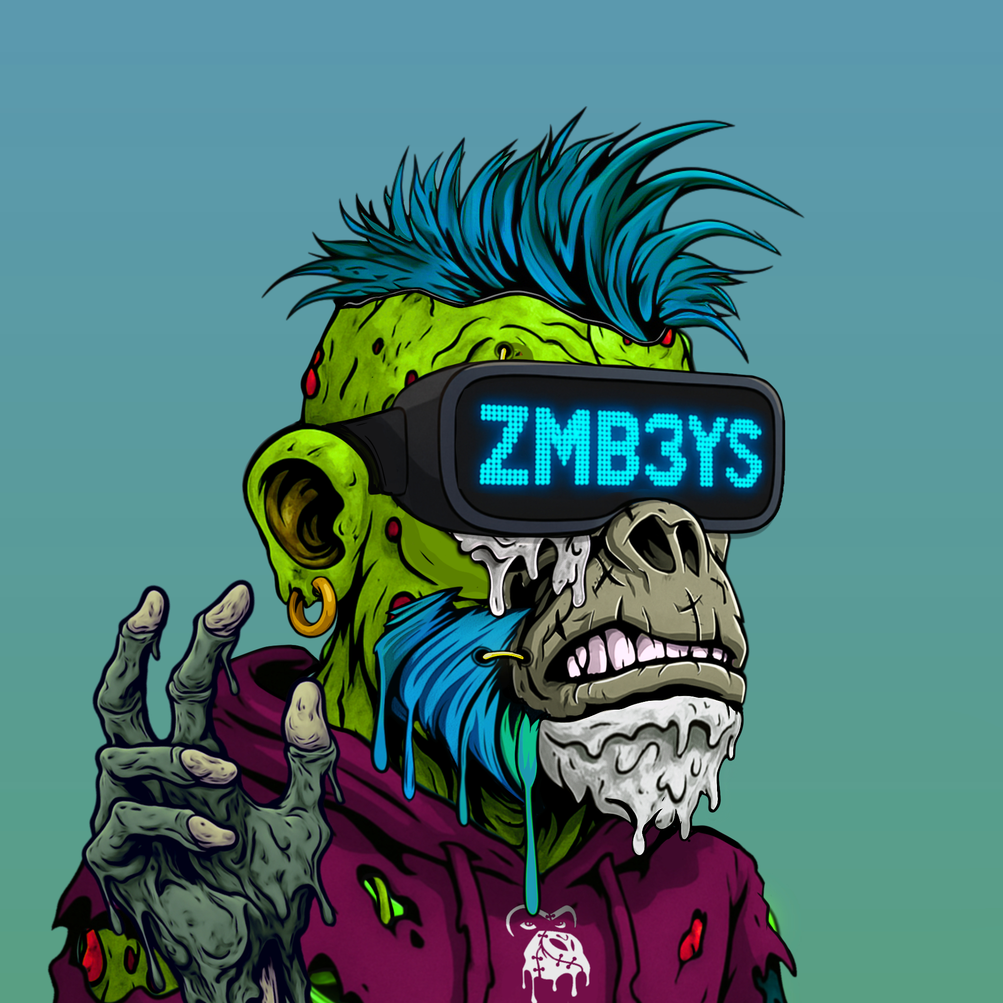 ZMB3YS #281 NFT artwork