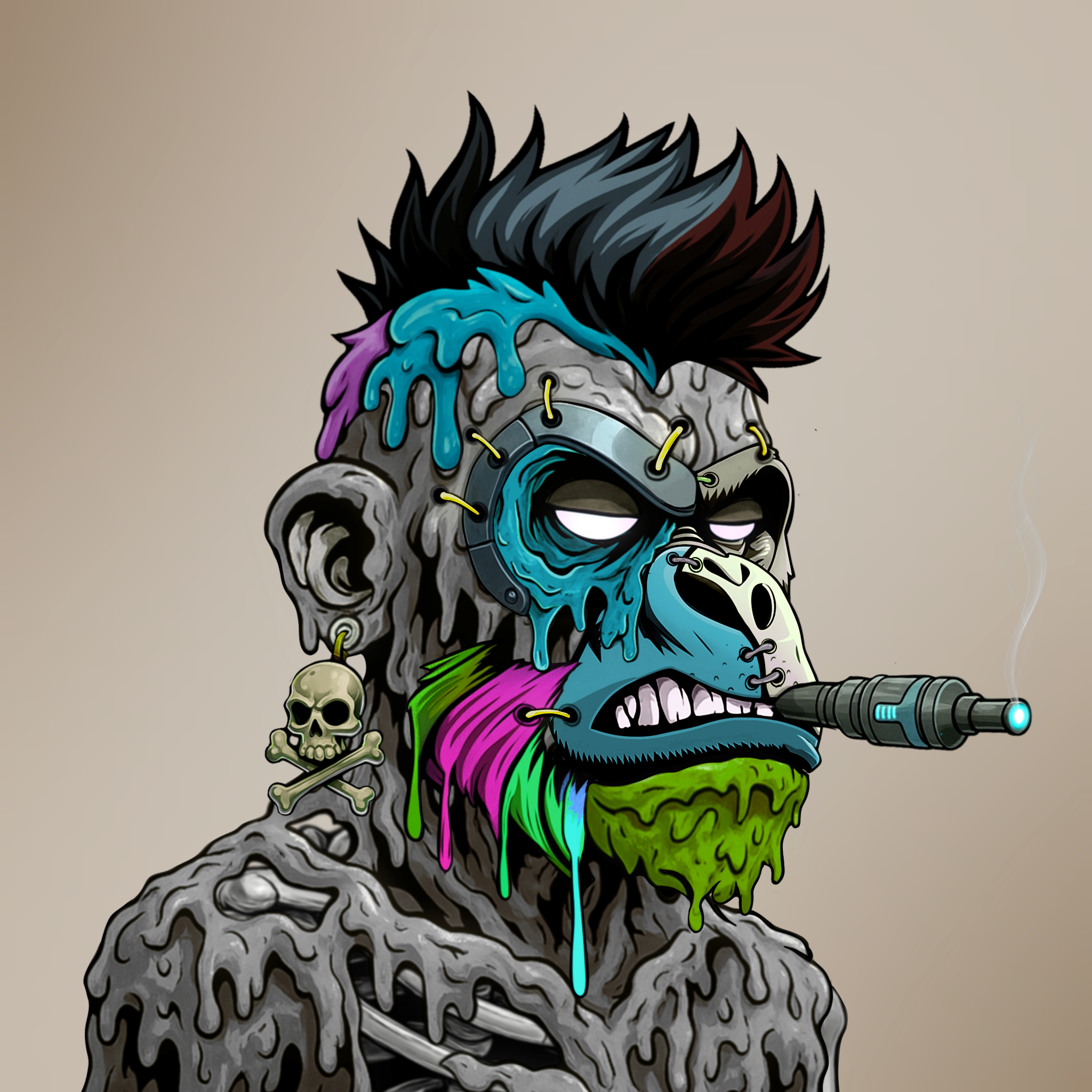 ZMB3YS #3055 NFT artwork