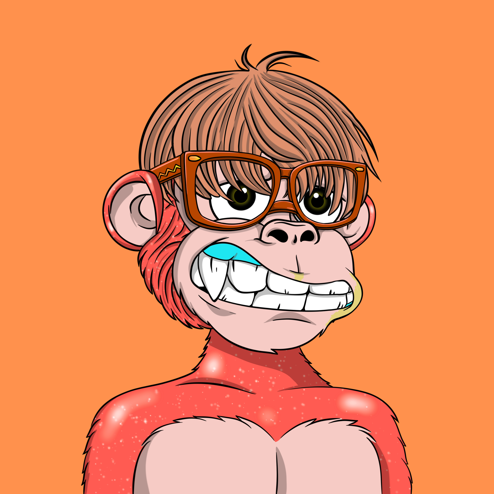 ChimpX SuperChimps #1057 NFT artwork