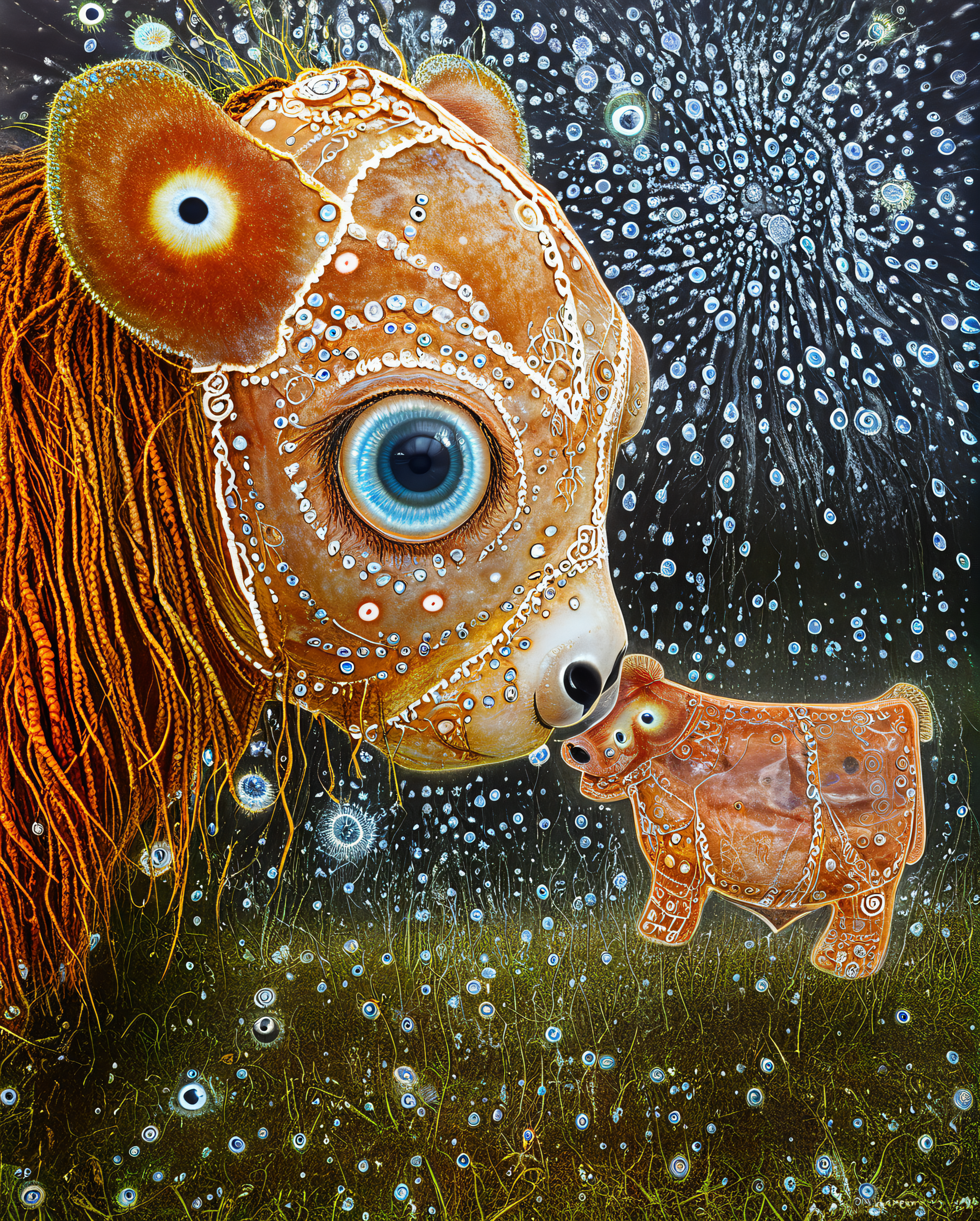 Gàidhealach Bò NFT artwork