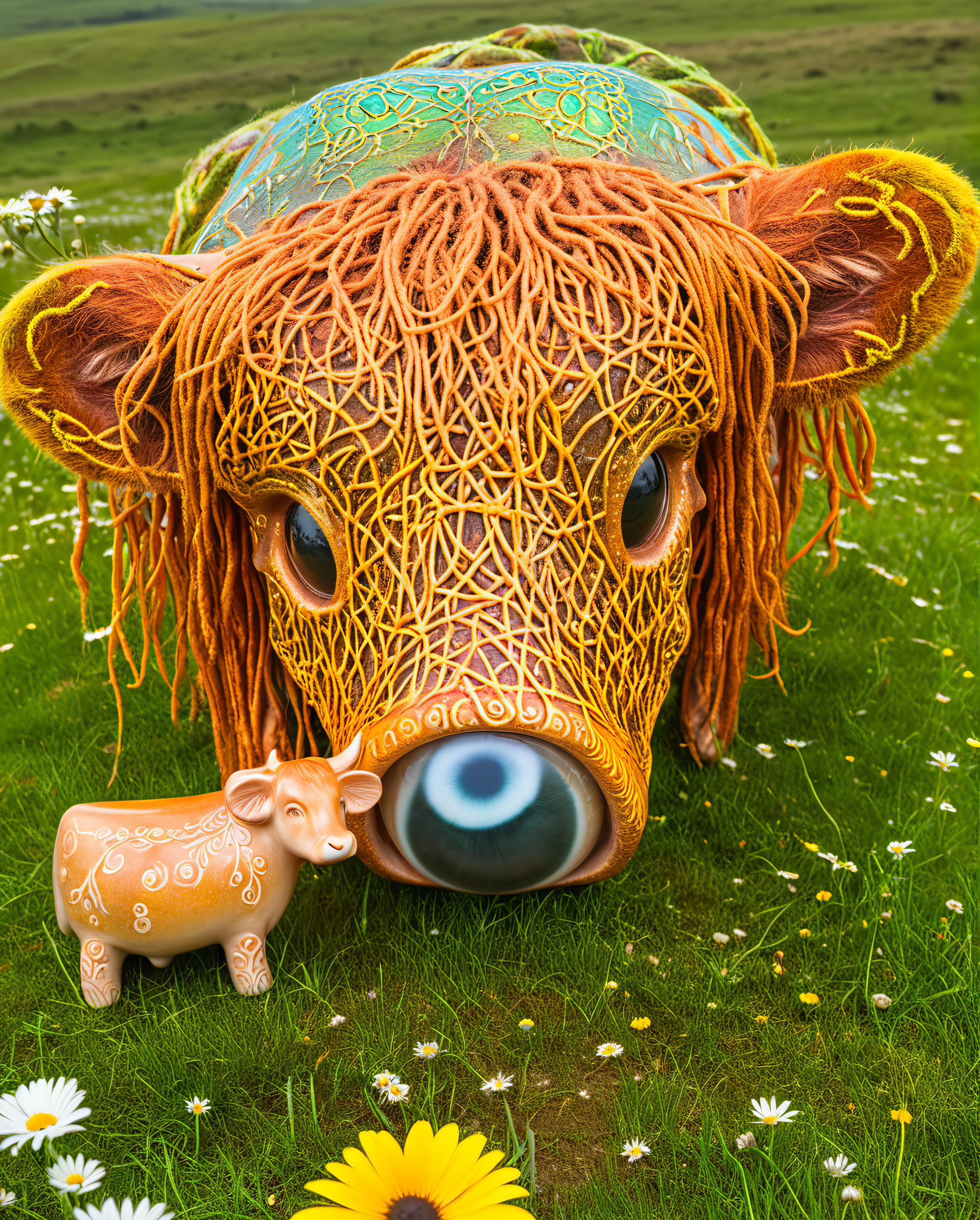 Gàidhealach Bò NFT artwork