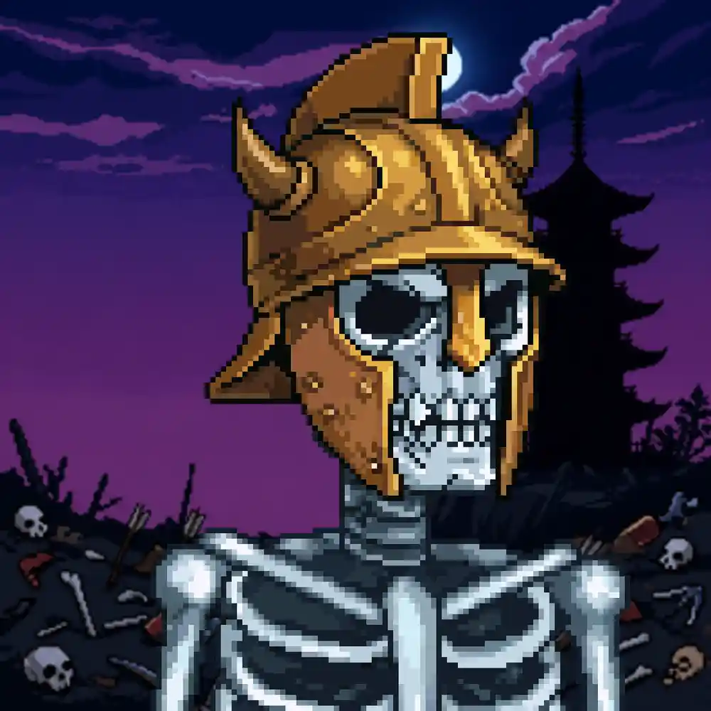 Skeleton #1908 NFT artwork