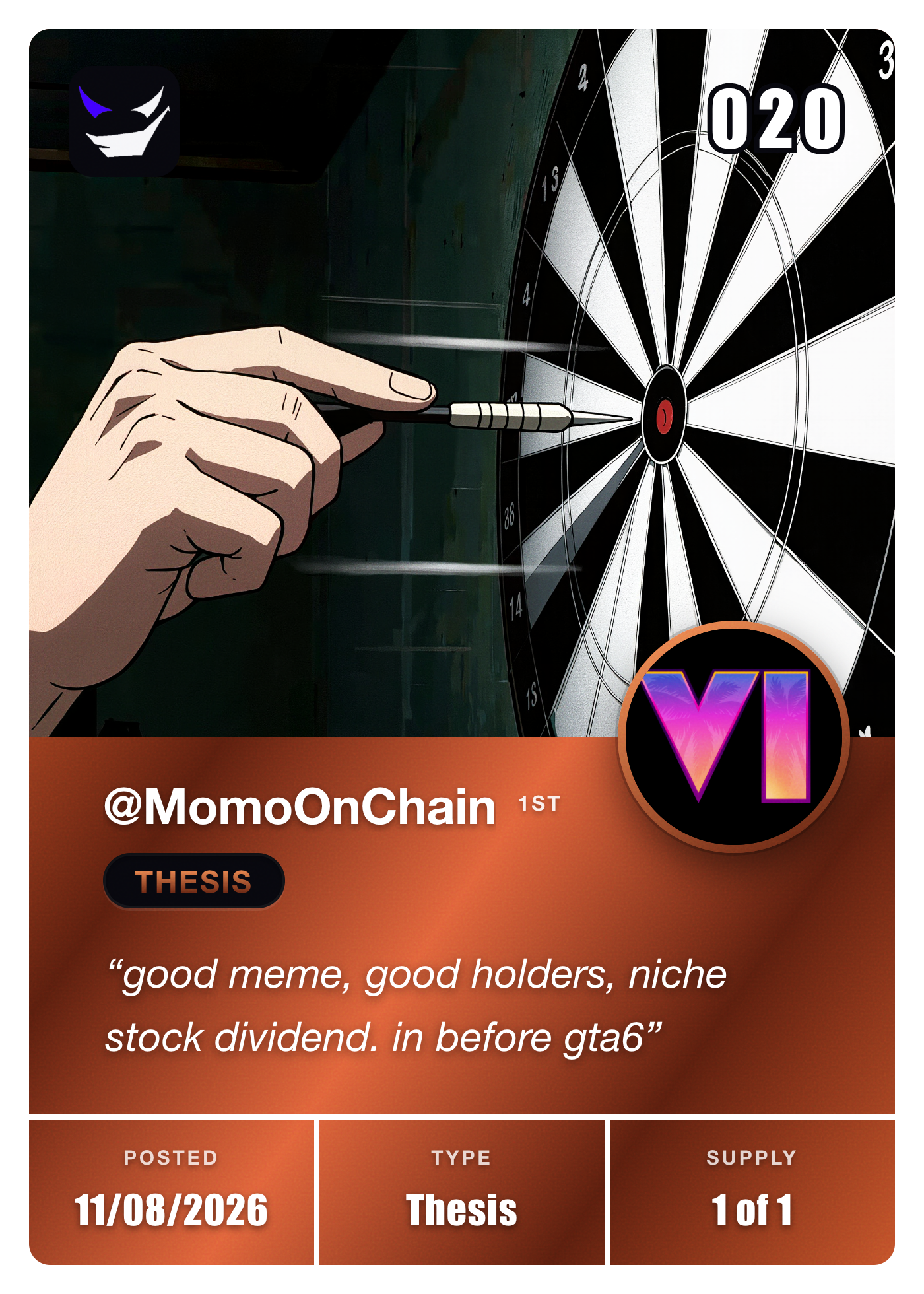 nemo #020 @MomoOnChain NFT artwork