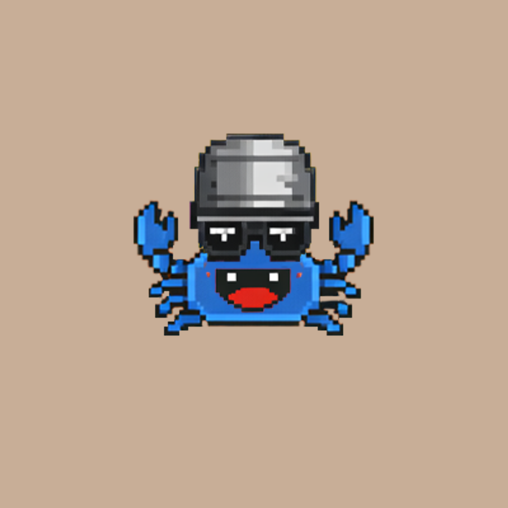 ClawCrab #733 NFT artwork