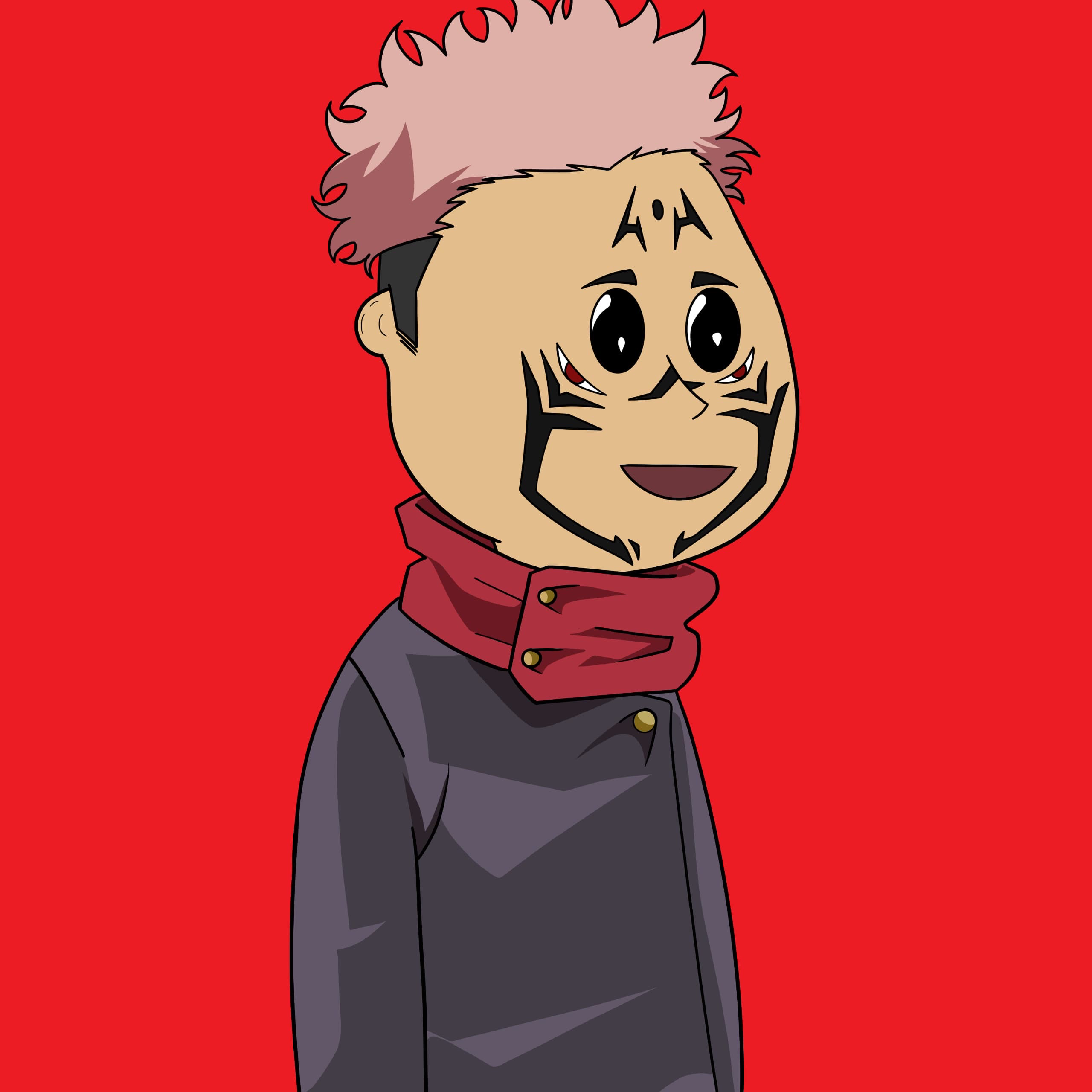 Sukuna NFT artwork