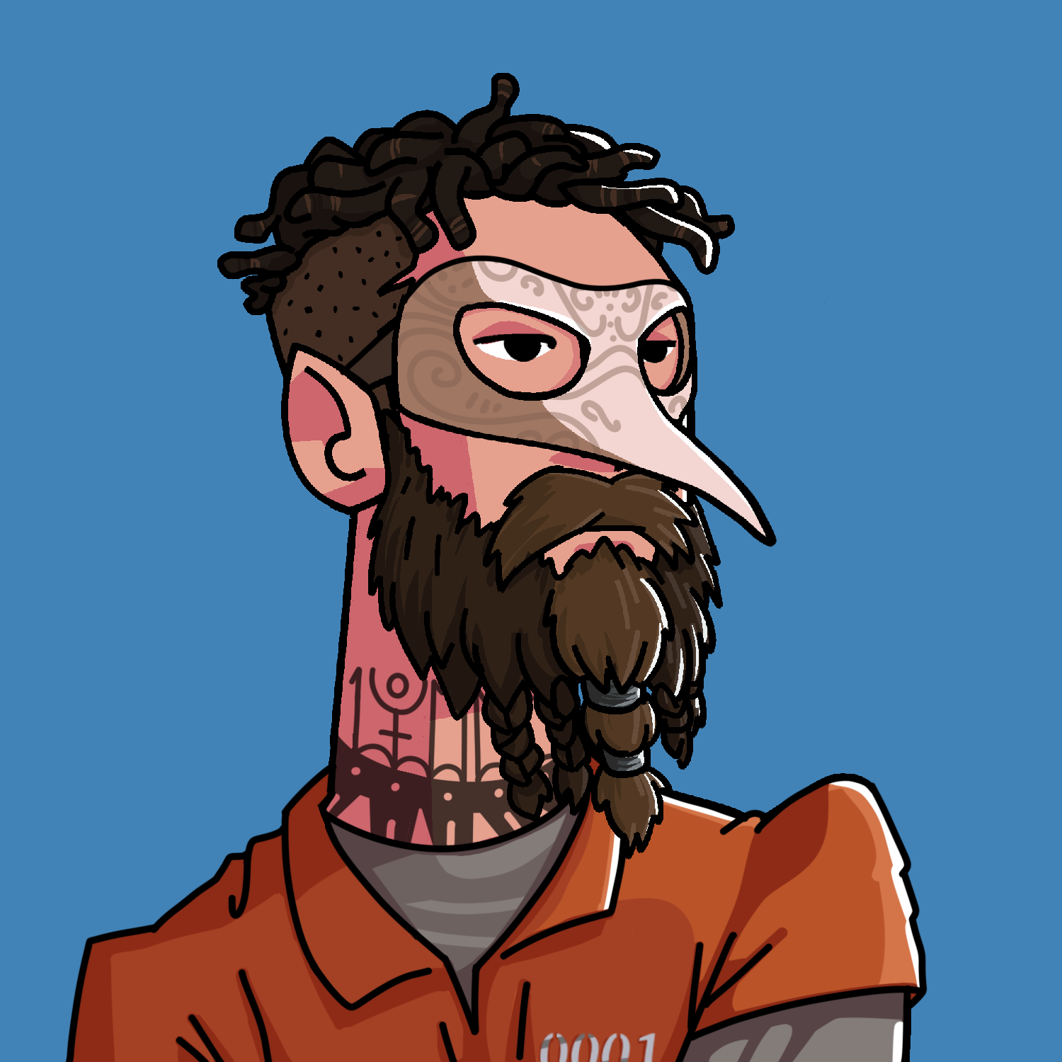 Wonder Boss #542 NFT artwork