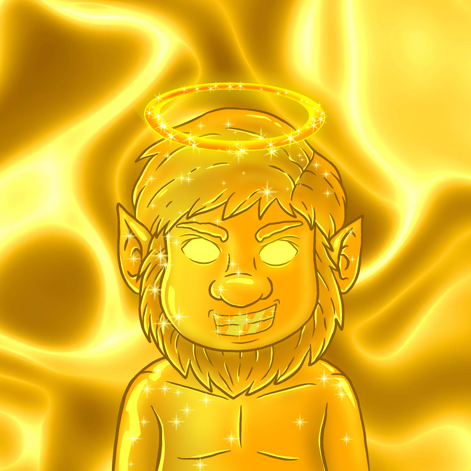 Golden Leprechaun NFT artwork