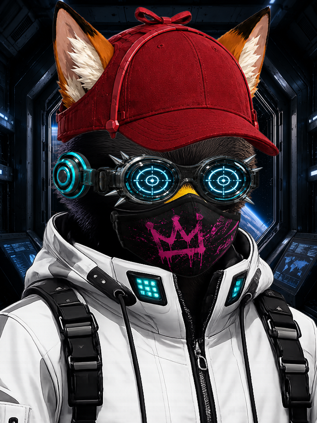 Phantom Fox #762 NFT artwork
