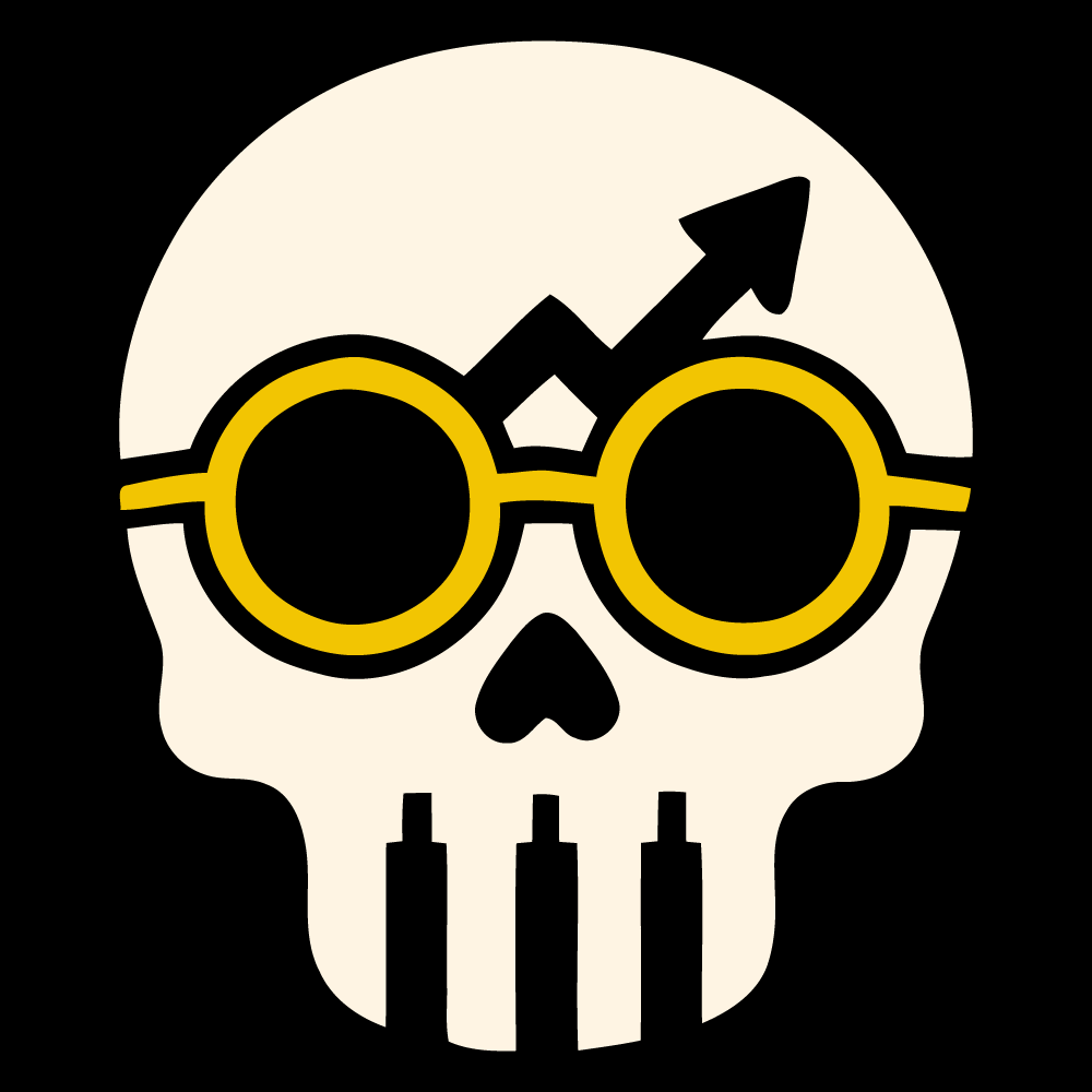Degen Skull #257 NFT artwork