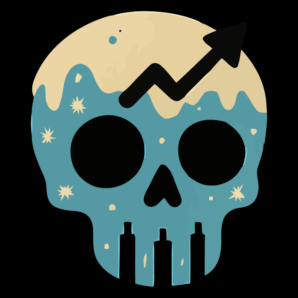 Degen Skull #219 NFT artwork