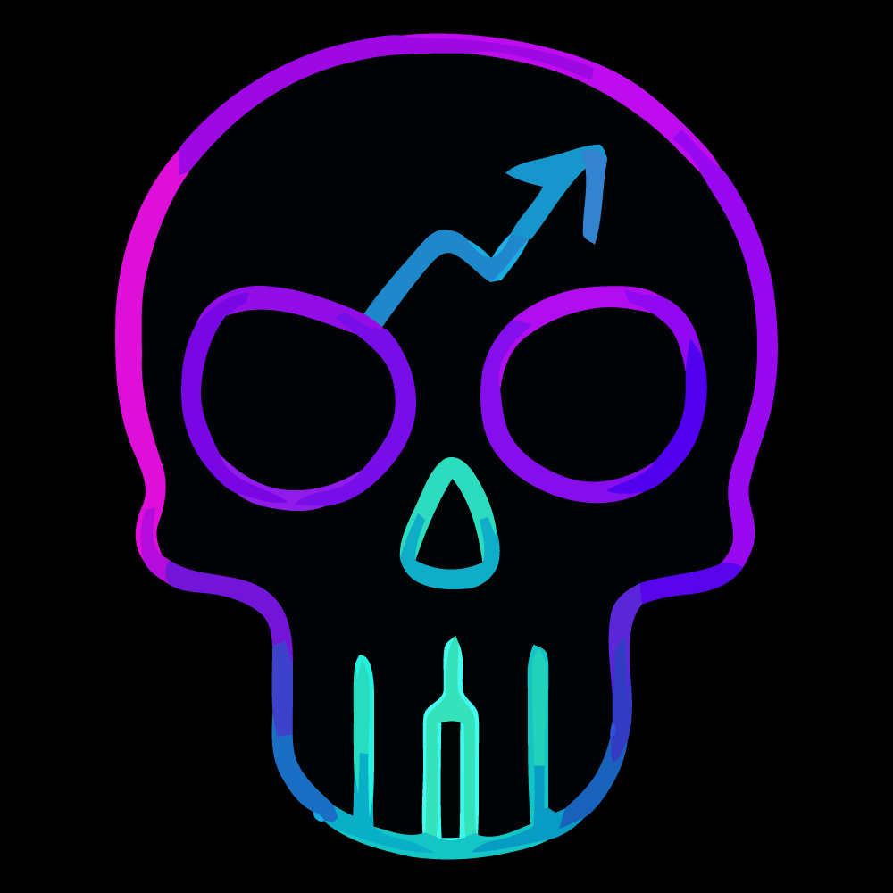 Degen Skull #535 NFT artwork