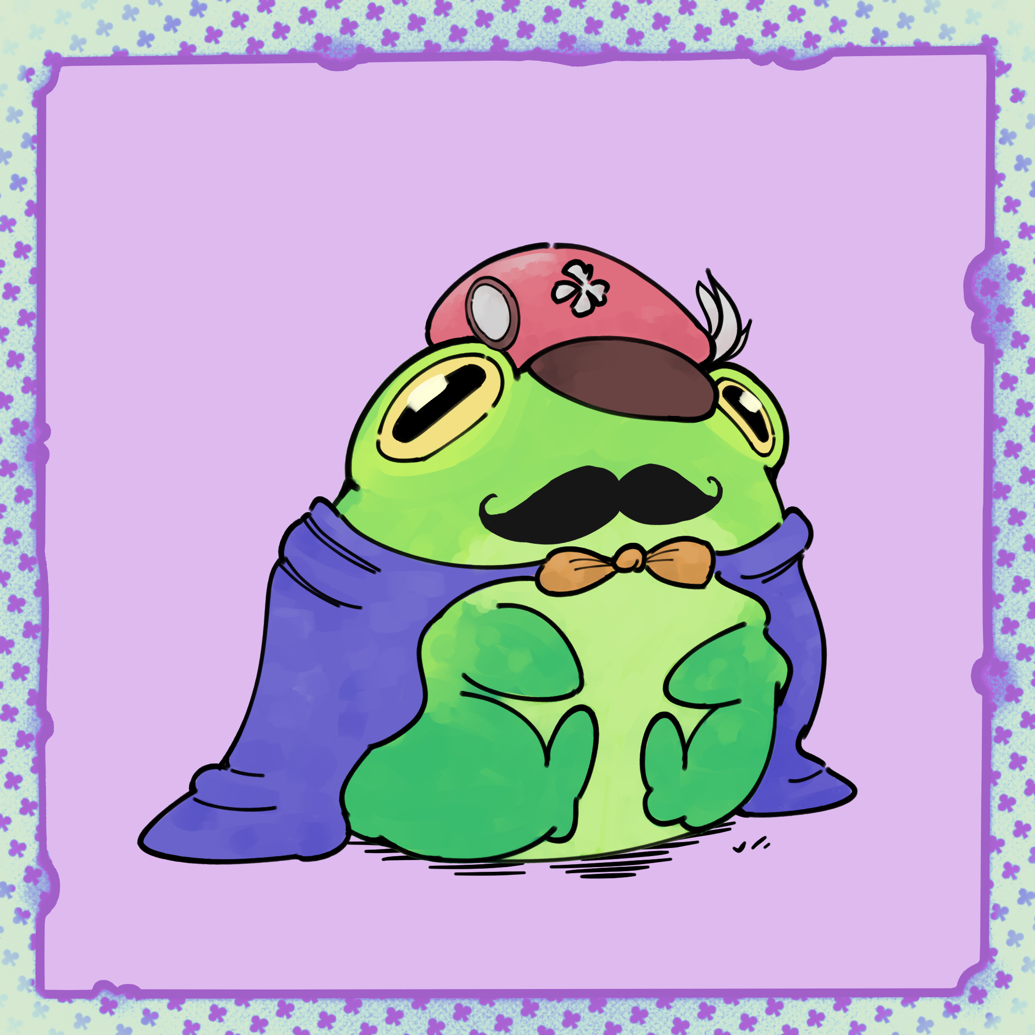 Violet Whisperer NFT artwork