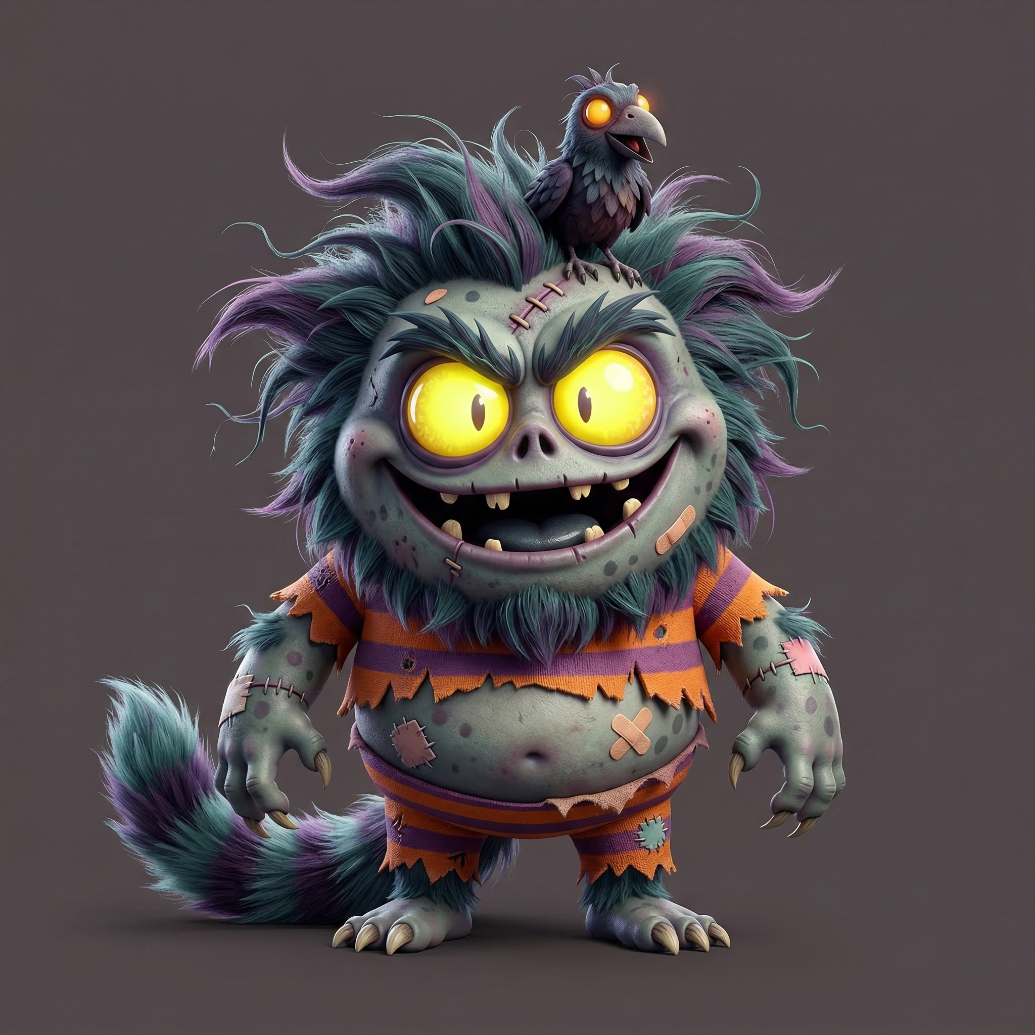 Ragebeast Crowlord #98 NFT artwork