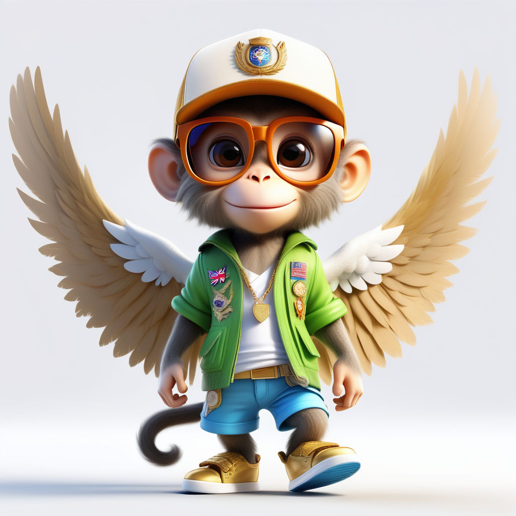 Satoshi monkey #00080 NFT artwork