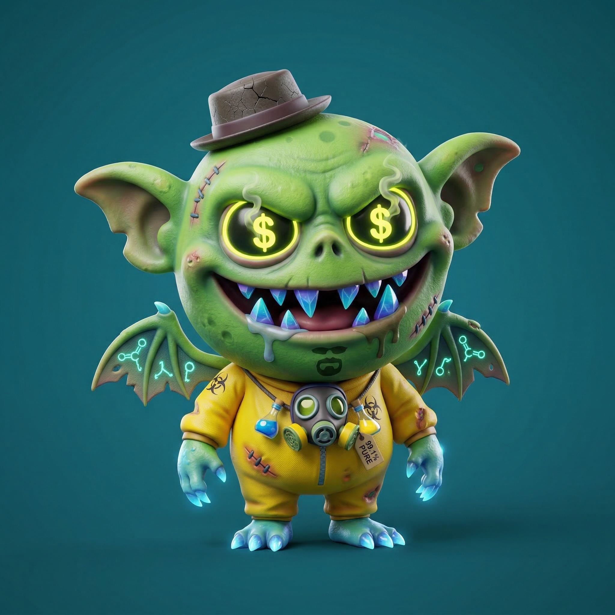 Toxic Tycoon #43 NFT artwork