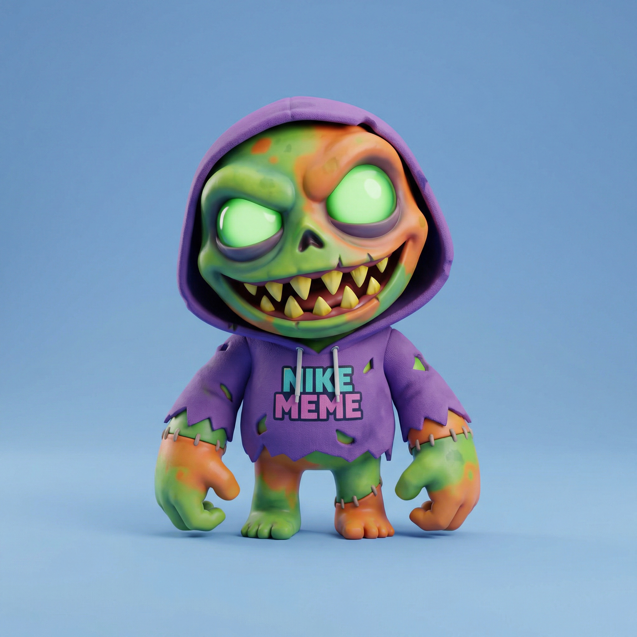 Meme Zombie #44 NFT artwork