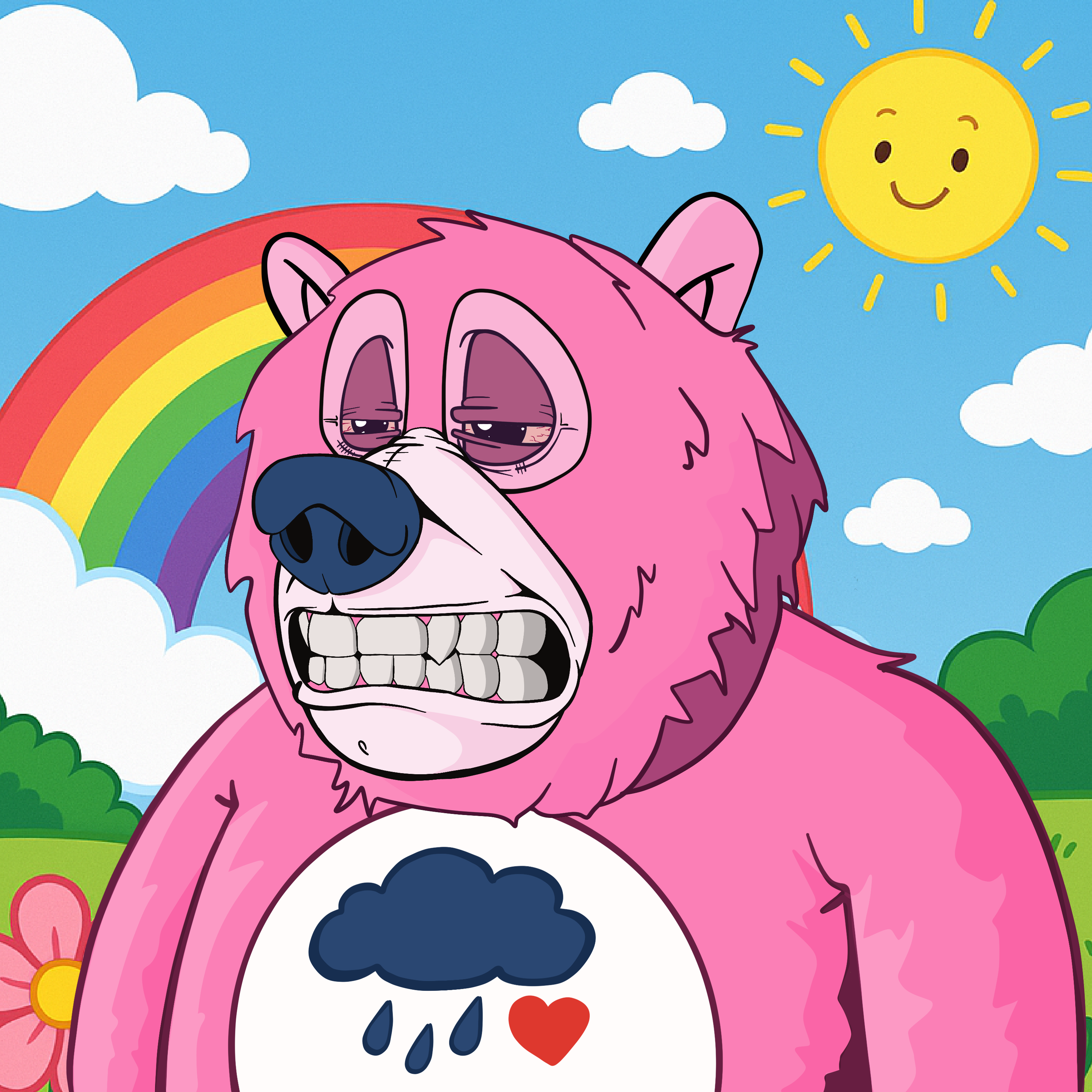 NFT #0156 Stormy Bear NFT artwork