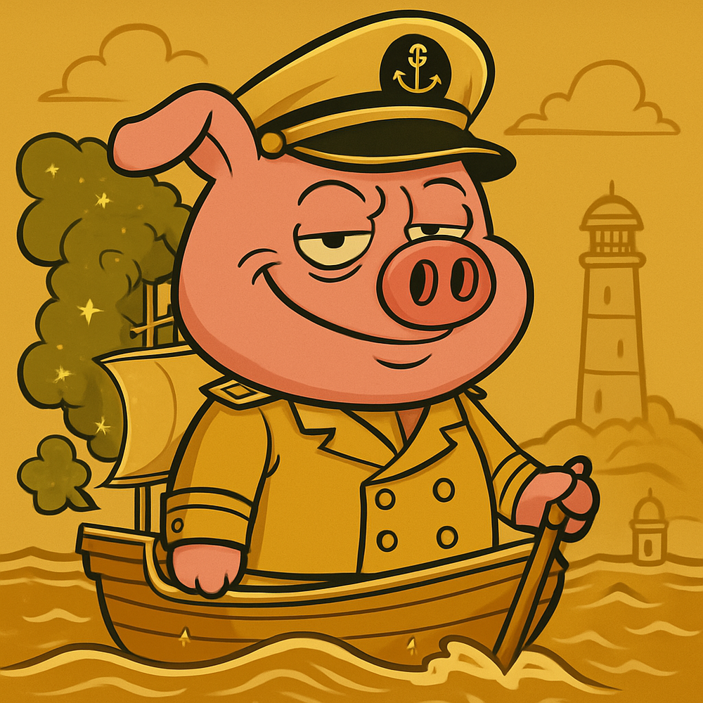 FartPig Golden Gas #20 NFT artwork