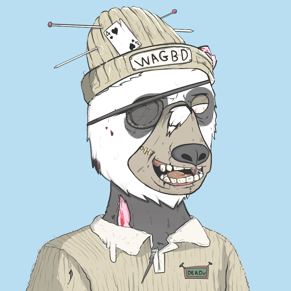 Dead Bear #523 NFT artwork