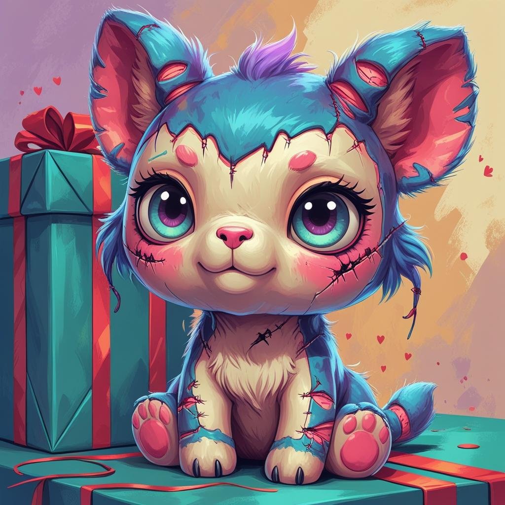 CUDDLES NFT artwork