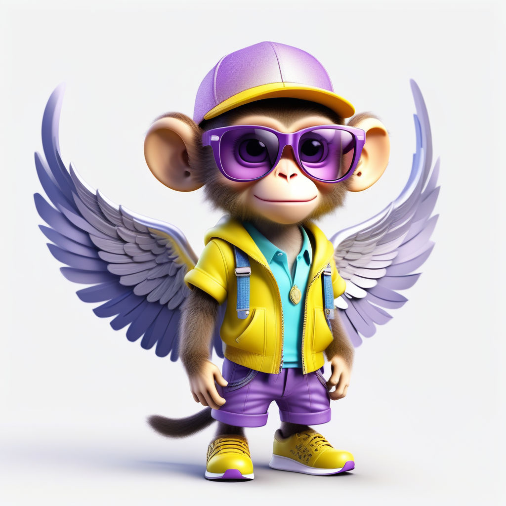 Satoshi monkey #00090 NFT artwork
