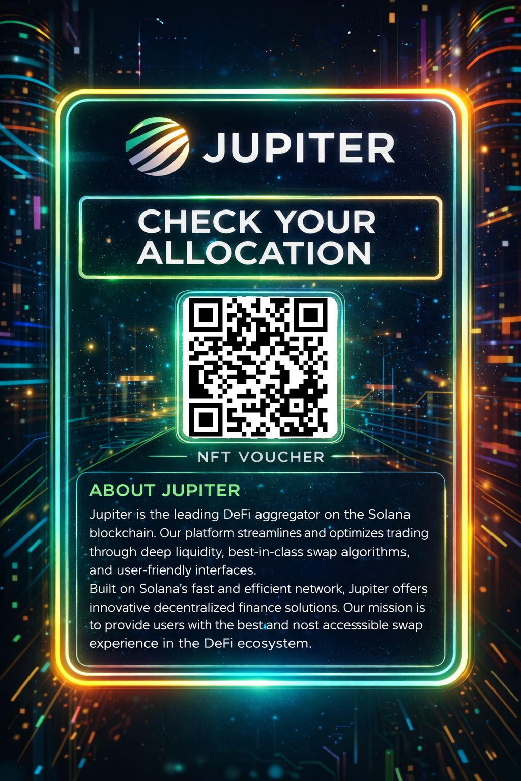 J​U​P NFT artwork