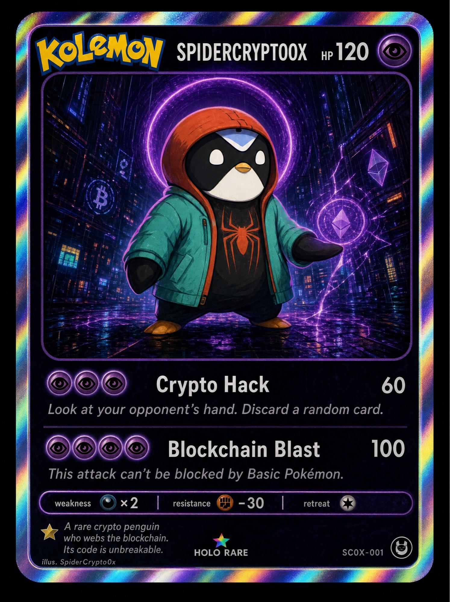 SpiderCrypto0x #145 NFT artwork