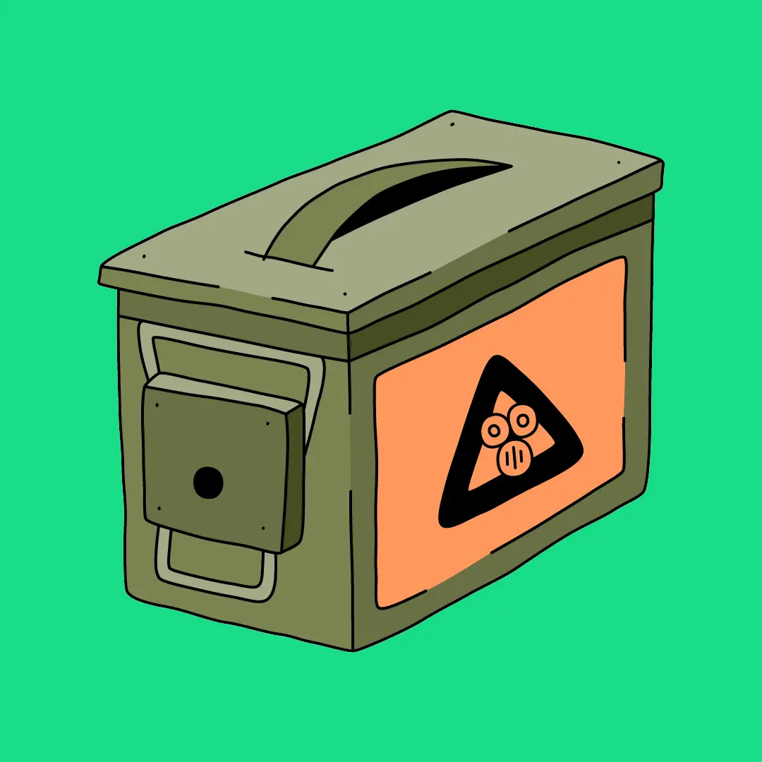 Meatbags: Geocache NFT artwork