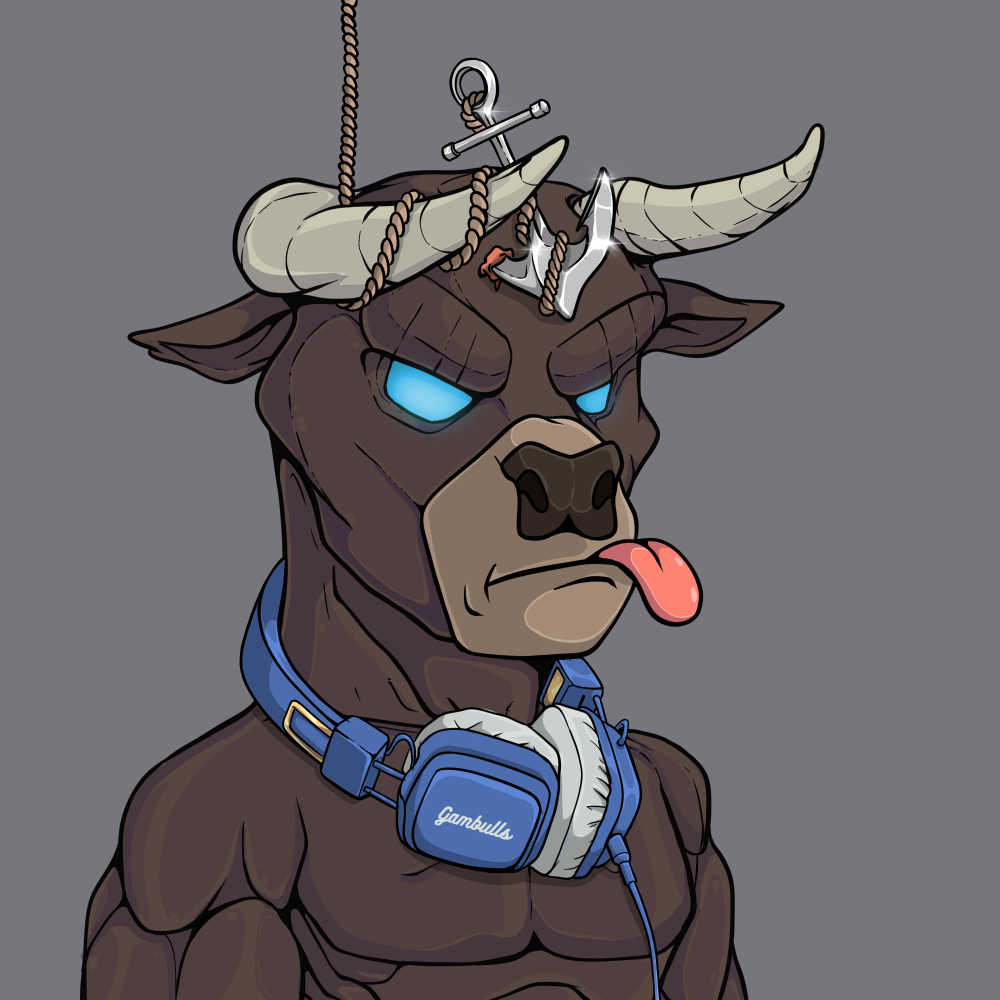 Gambulls #4558 NFT artwork
