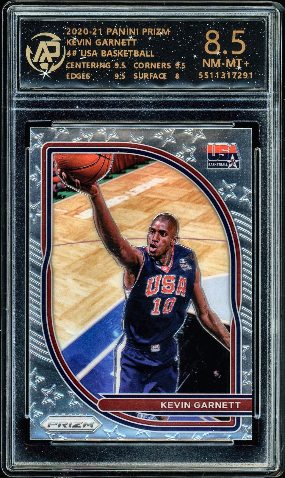 2020-21 PANINI PRIZM 4# USA BASKETBALL - KEVIN GARNETT NFT artwork