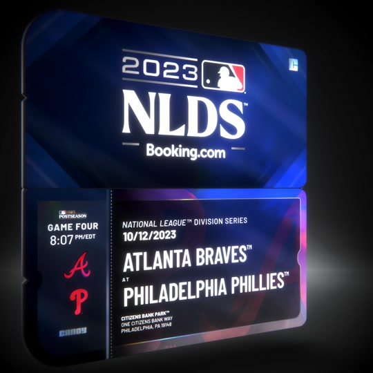 2023 NLDS Game 4 Atlanta 1673 NFT artwork